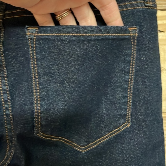 Banana Republic Premium Denim size 27 low-rise skinny dark wash jeans - Picture 7 of 11